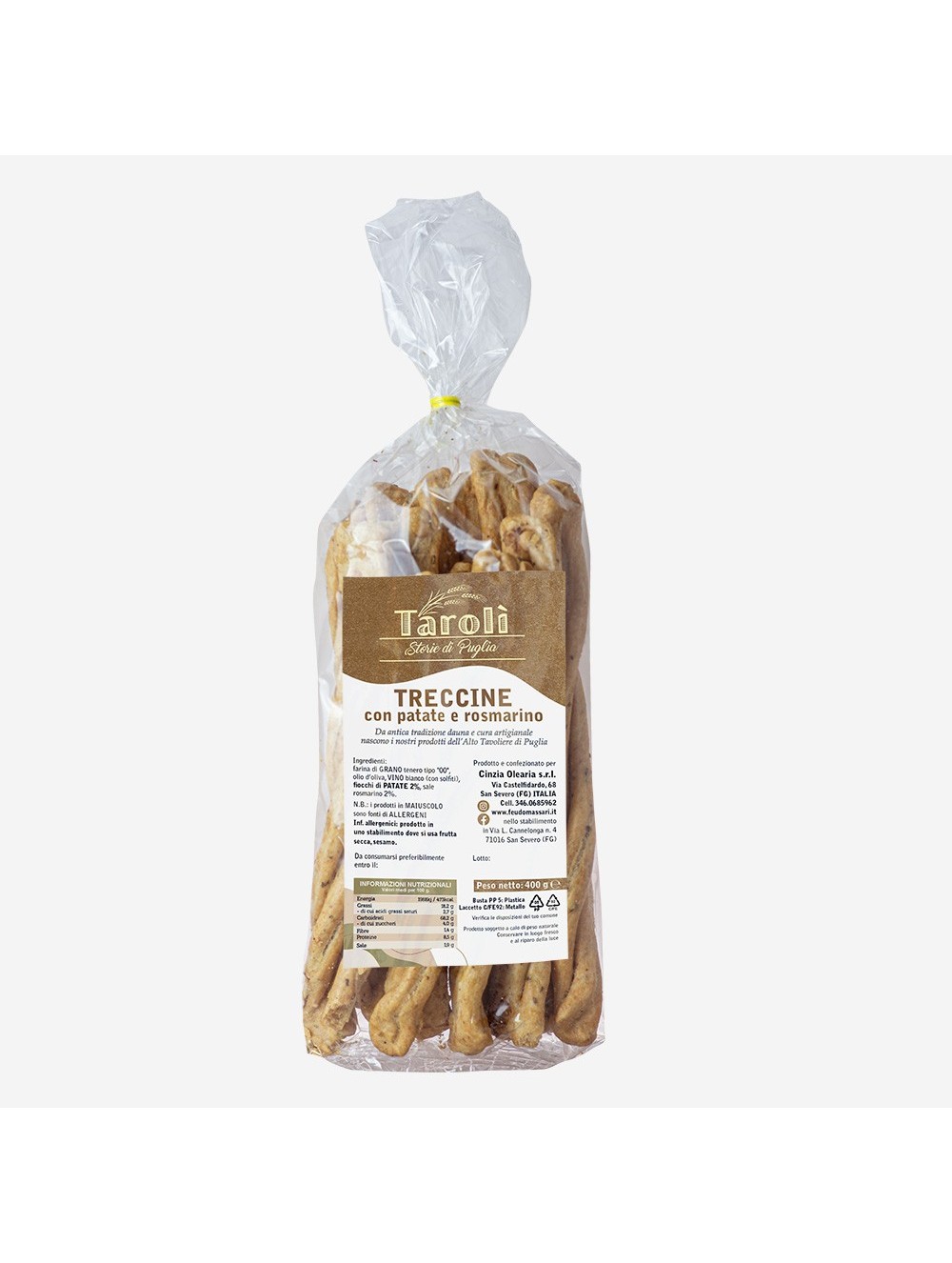 TRECCINE CON PATATE E ROSMARINO