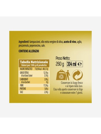 Lampascioni in Olio Extravergine di Oliva 314 ML
