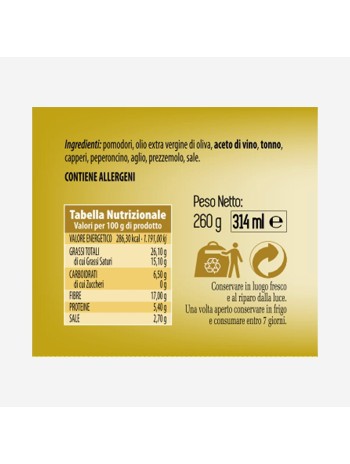 Involtini di Pomodori in Olio Extravergine di Oliva 314 ML