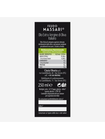 Olio Extravergine di Oliva - 250 ml