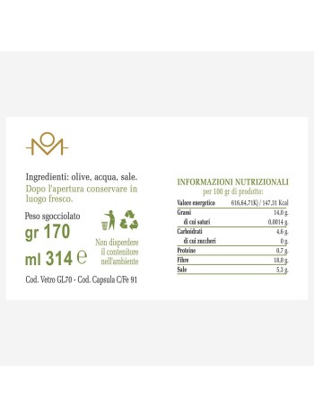 Olive Verdi in Orcio 170g